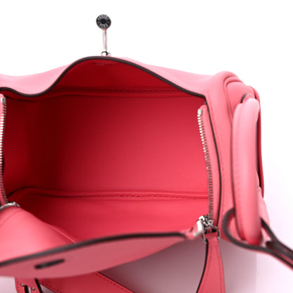 Hermes Swift Mini Lindy 20 Rose Ete 5 of 11