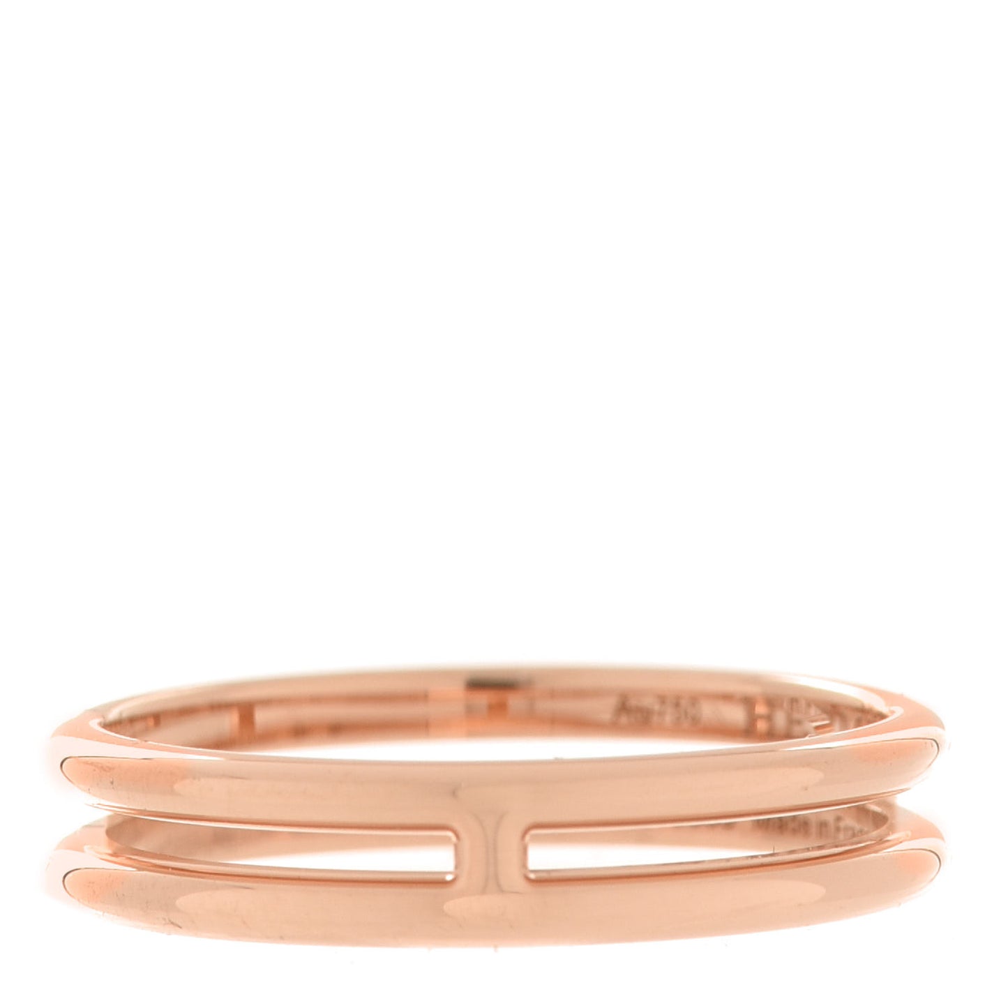 18K Rose Gold Ariane Wedding Band Ring 49 4.75