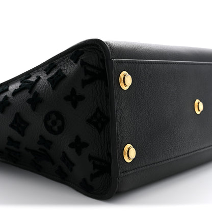 Louis Vuitton Calfskin Monogram Tufting On My Side Black 8 of 10