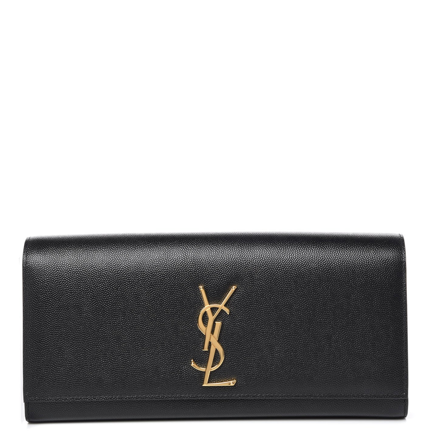Grain De Poudre Monogram Cassandre Clutch Black