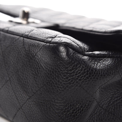 Chanel Caviar Quilted Medium Double Flap Black 12 of 12
