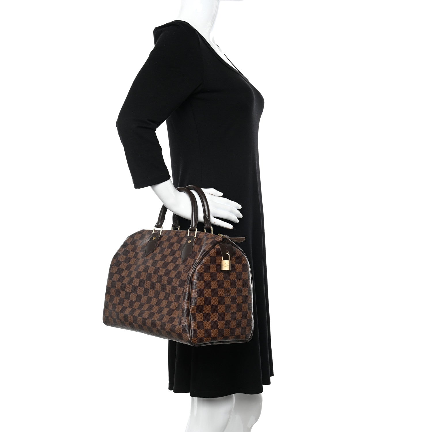 Louis Vuitton Damier Ebene Speedy 30 2 of 11