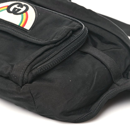 Gucci Nylon Retro Patch Convertible Belt Bag Black 8 of 8