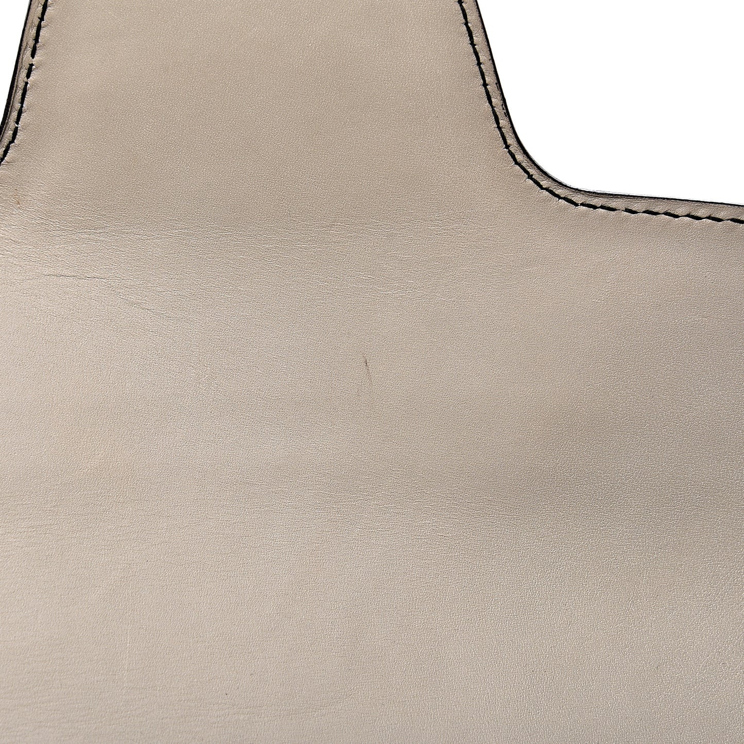 Monogram Margaux Calfskin Medium Emily Chain Shoulder Bag Beige Ebony Mystic White