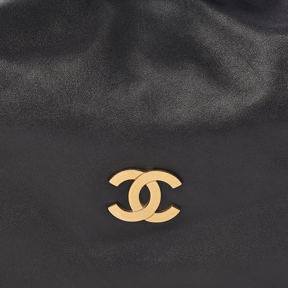 Chanel Lambskin Small Olsen Shoulder Bag Black 10 of 10