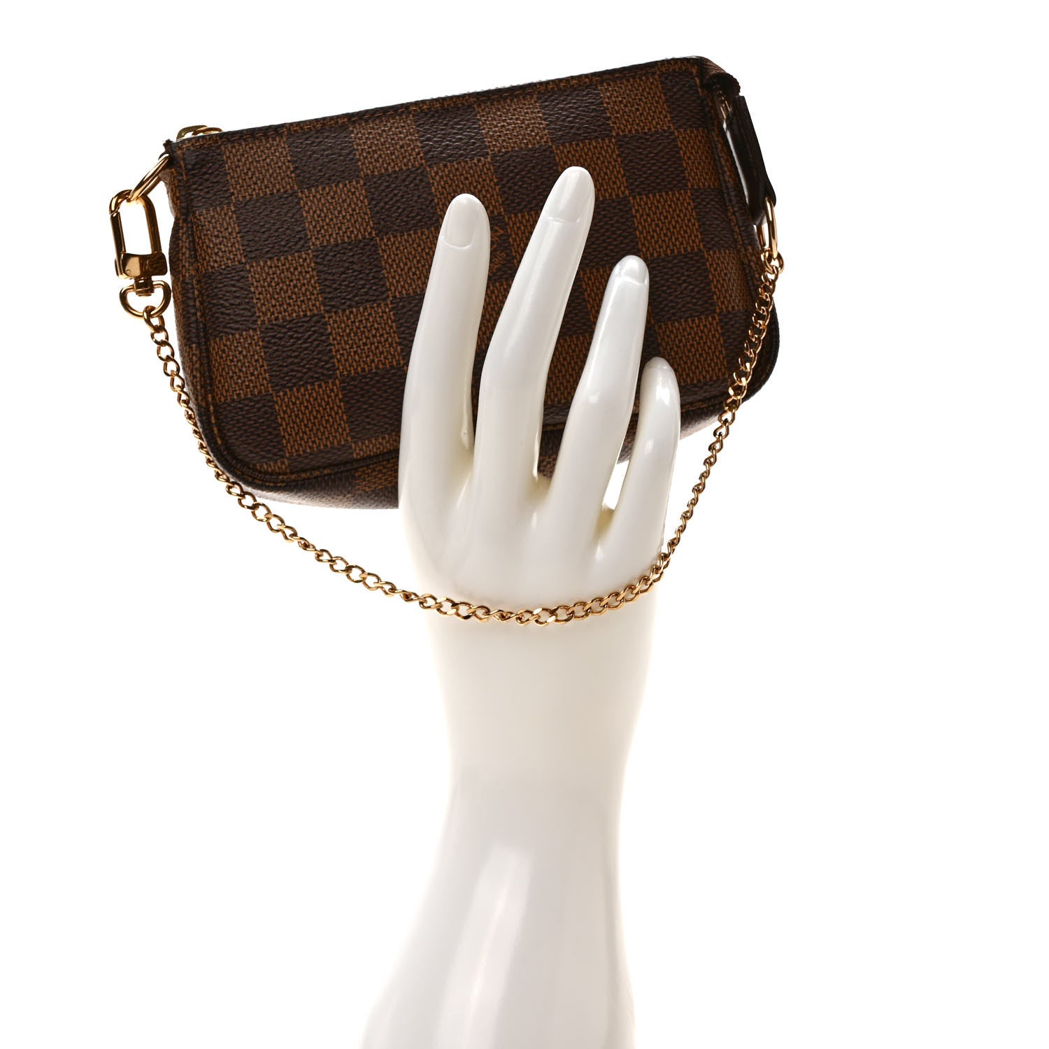 Louis Vuitton Damier Ebene Mini Pochette Accessories 2 of 8