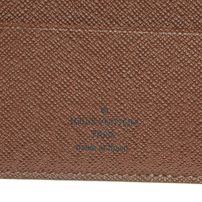 Louis Vuitton Monogram Mens Porte-Billets 3 Card Billfold Wallet 6 of 6