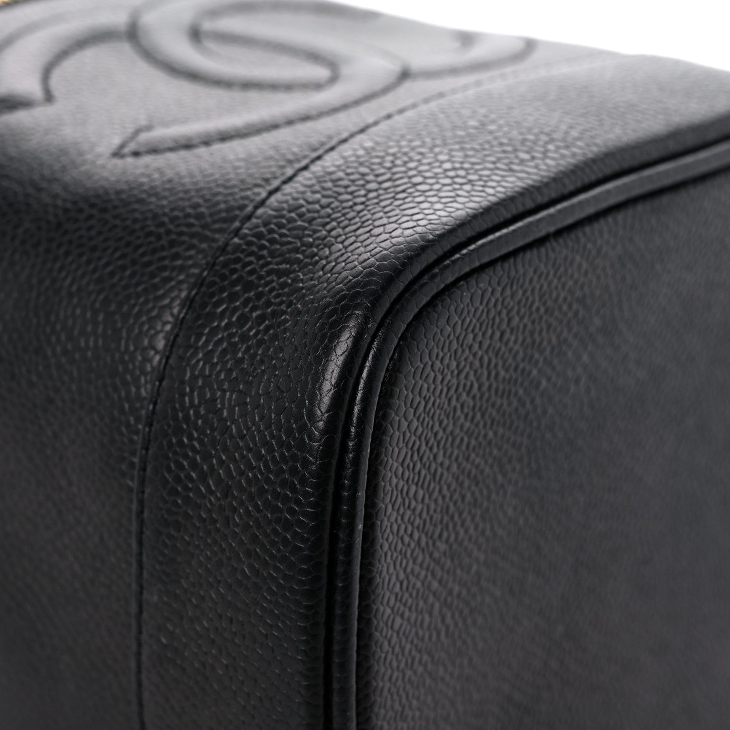 Chanel Caviar Vanity Cosmetic Case Black 9 of 16