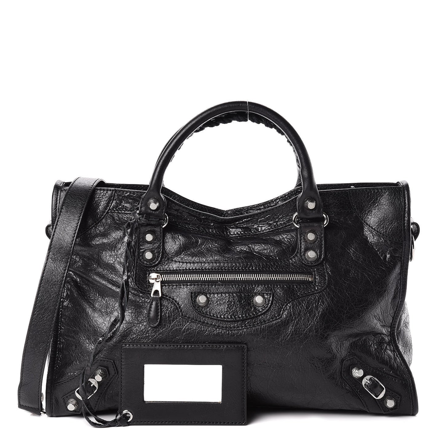 Agneau Giant 12 Silver Hardware City Black