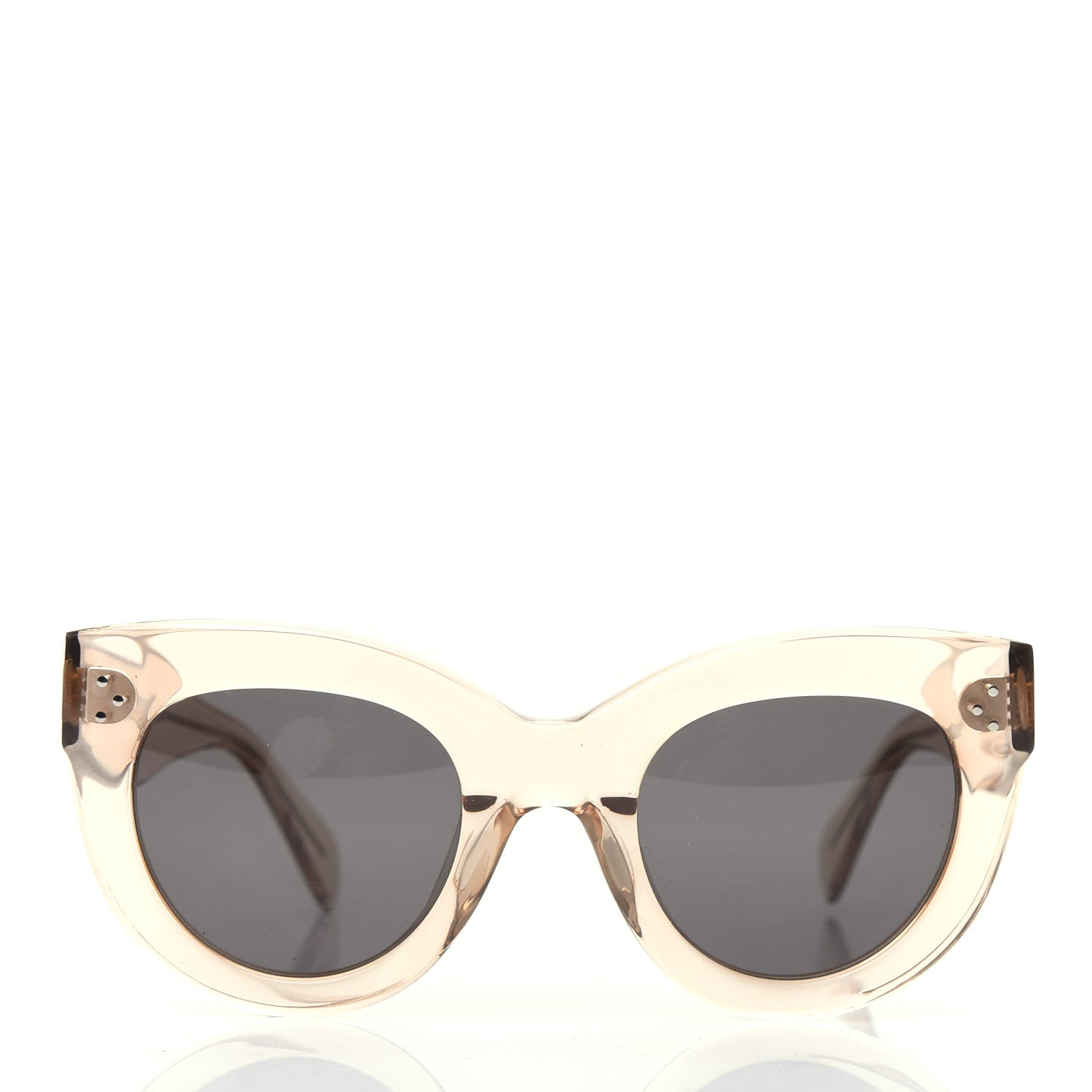 Celine Acetate Caty Sunglasses CL 41050/S Champagne 2 of 7