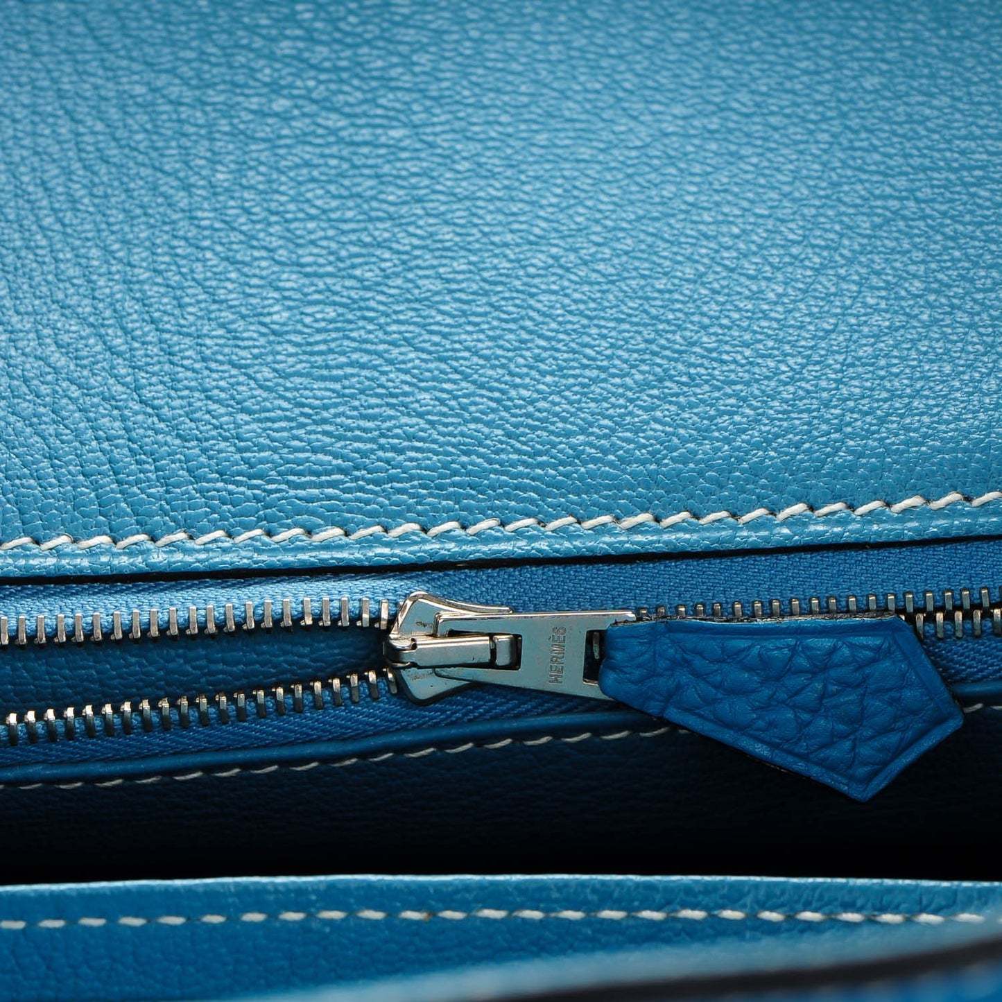 Togo Birkin 35 Blue Jean