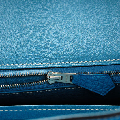 Hermes Togo Birkin 35 Blue Jean 18 of 27