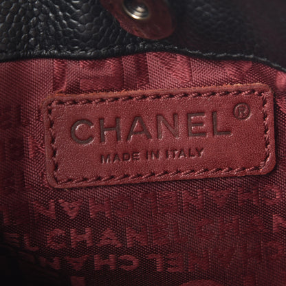 Chanel Caviar Square Quilted Shoulder Bag Black 6 of 9