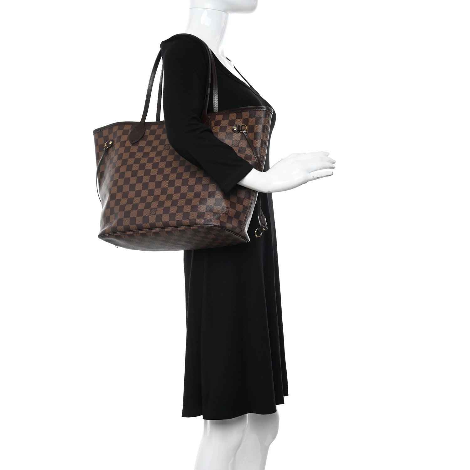 Louis Vuitton Damier Ebene Neo Neverfull MM 2 of 17