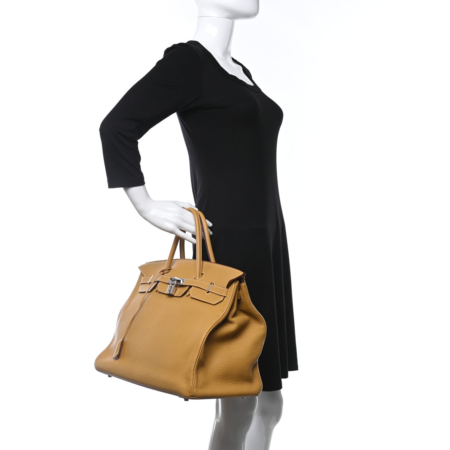 Taurillon Clemence Birkin 40 Curry
