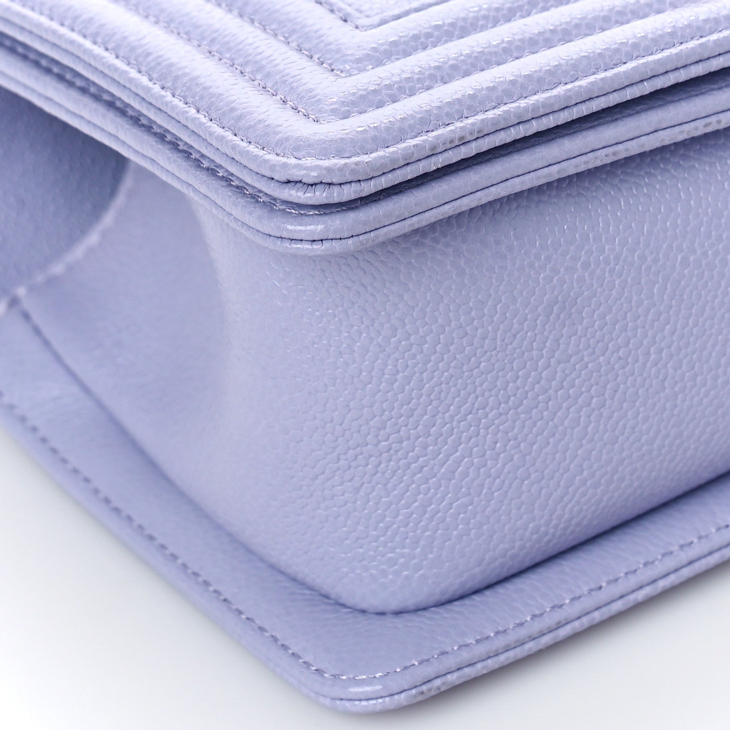 Chanel Caviar Quilted Small Boy Flap Light Purple 8 of 9