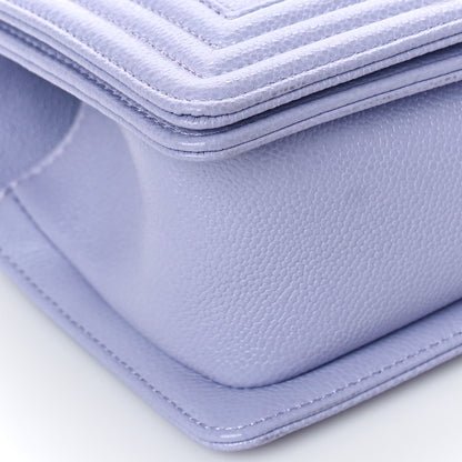 Chanel Caviar Quilted Small Boy Flap Light Purple 8 of 9
