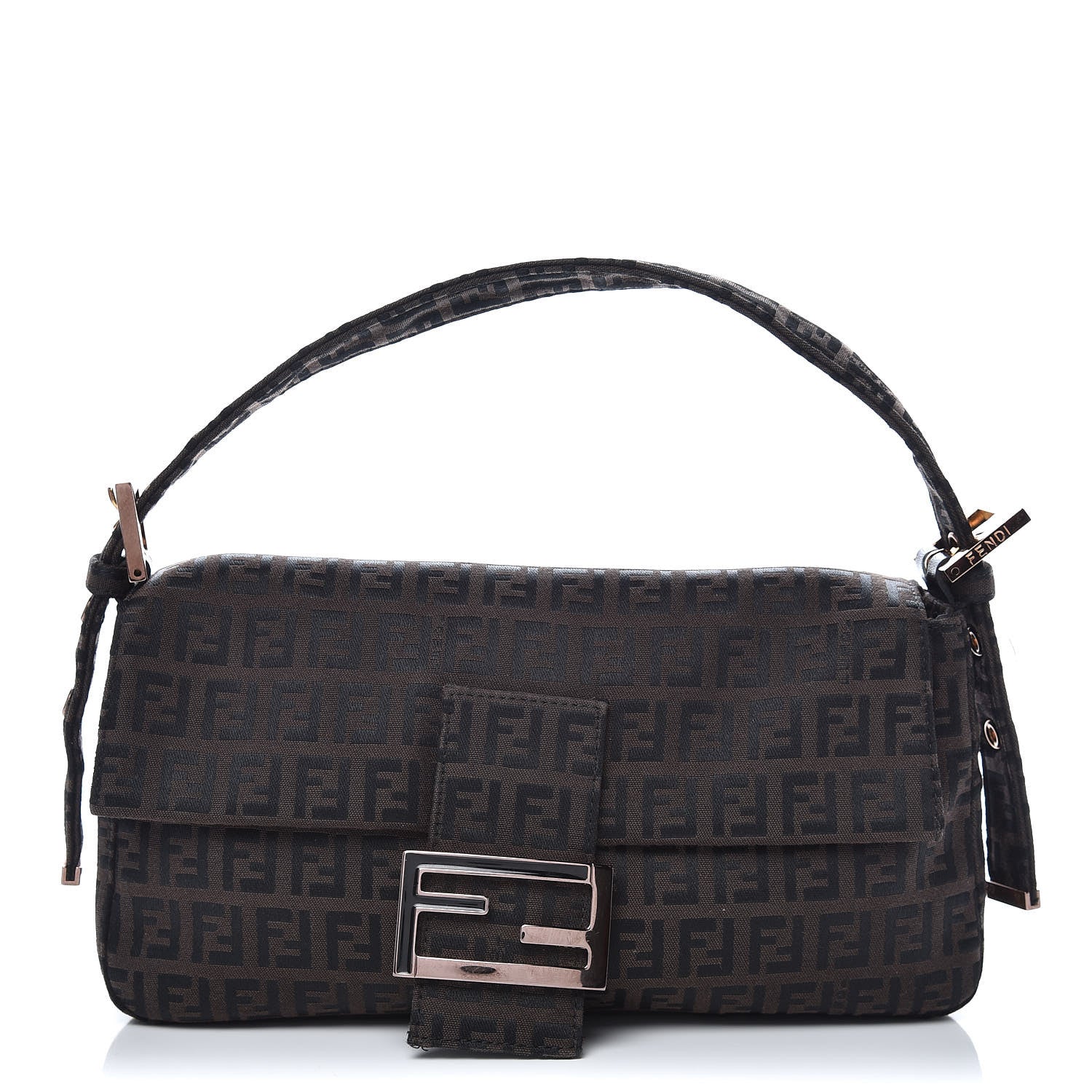 Fendi Zucchino Baguette Brown 1 of 10