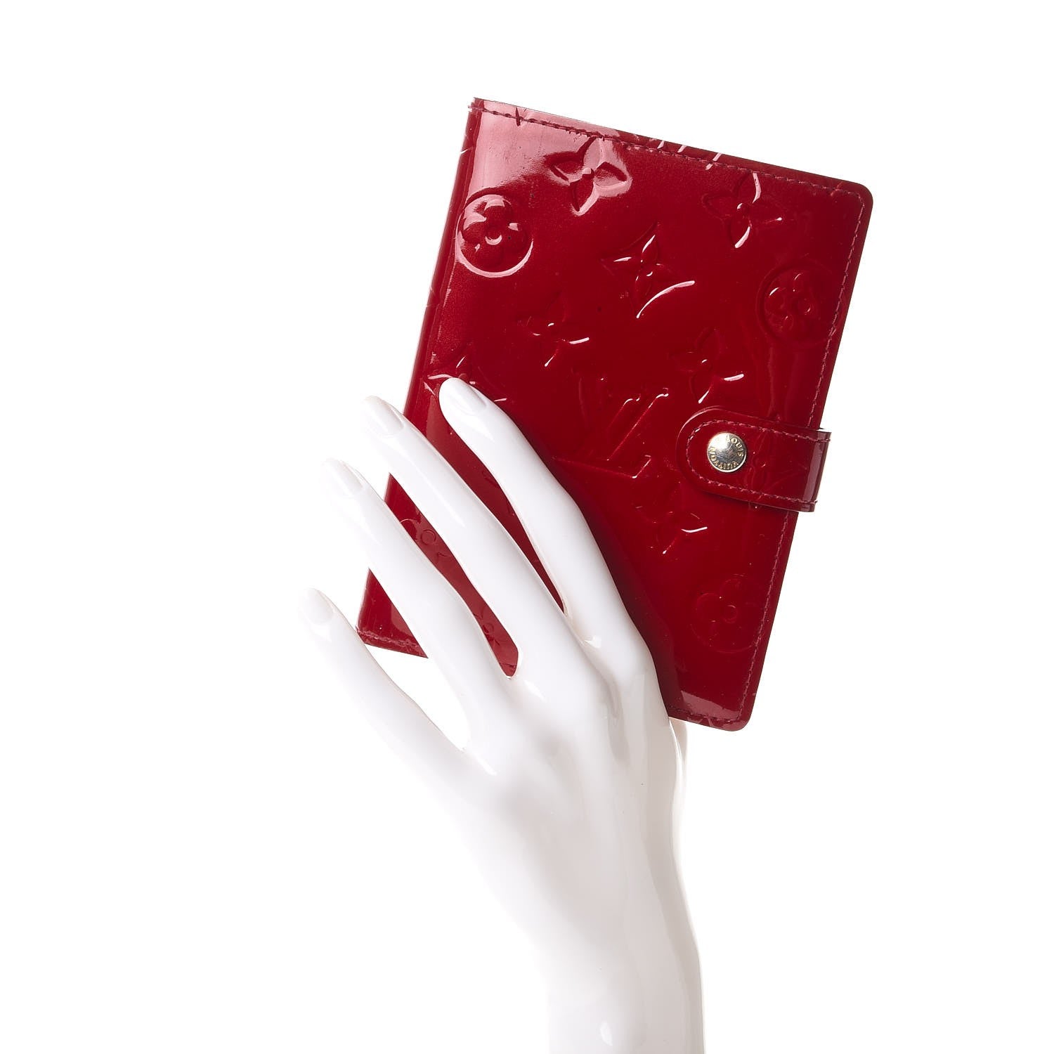 Louis Vuitton Vernis Small Ring Agenda Cover Pomme D'Amour 2 of 13