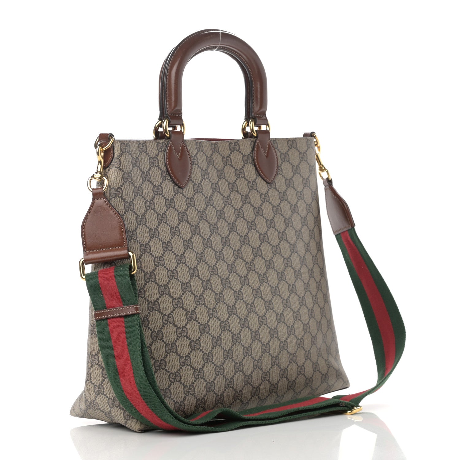 Gucci GG Supreme Monogram Reversible Tote Beige Tuscany 4 of 25