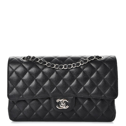 Chanel Caviar Quilted Medium Double Flap Black 1 of 8
