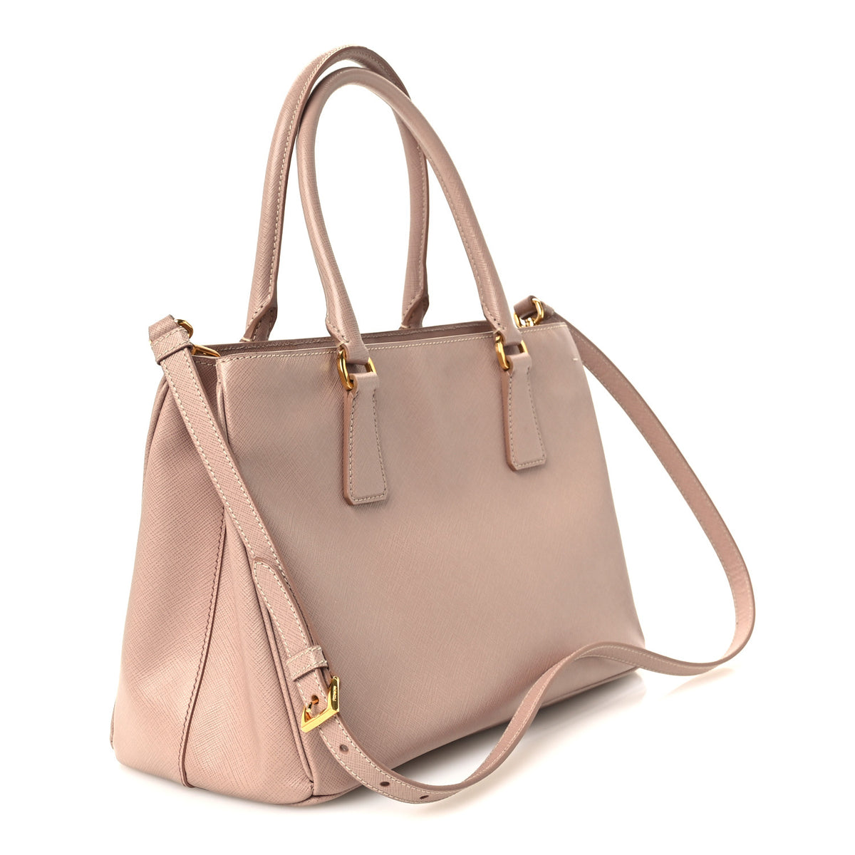Saffiano Lux Medium Tote Cammeo