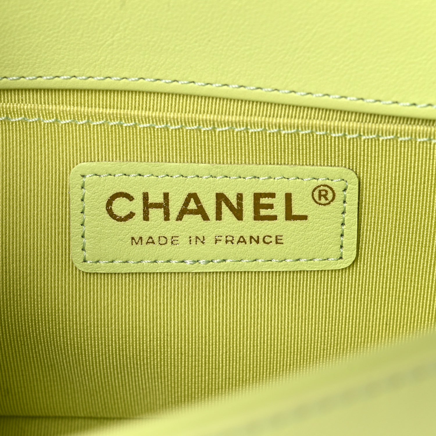 Chanel Calfskin Chevron Quilted Small Boy Flap Light Green 6 of 11