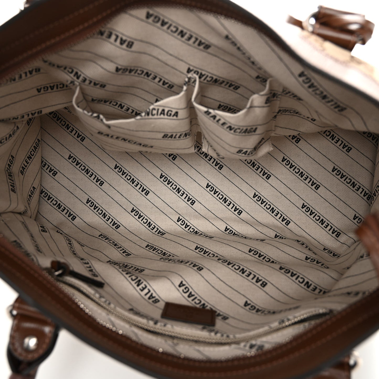 X GUCCI GG Monogram Azalea Calfskin Neo Classic Silver Hardware Medium City Beige Ebony Brown Sugar