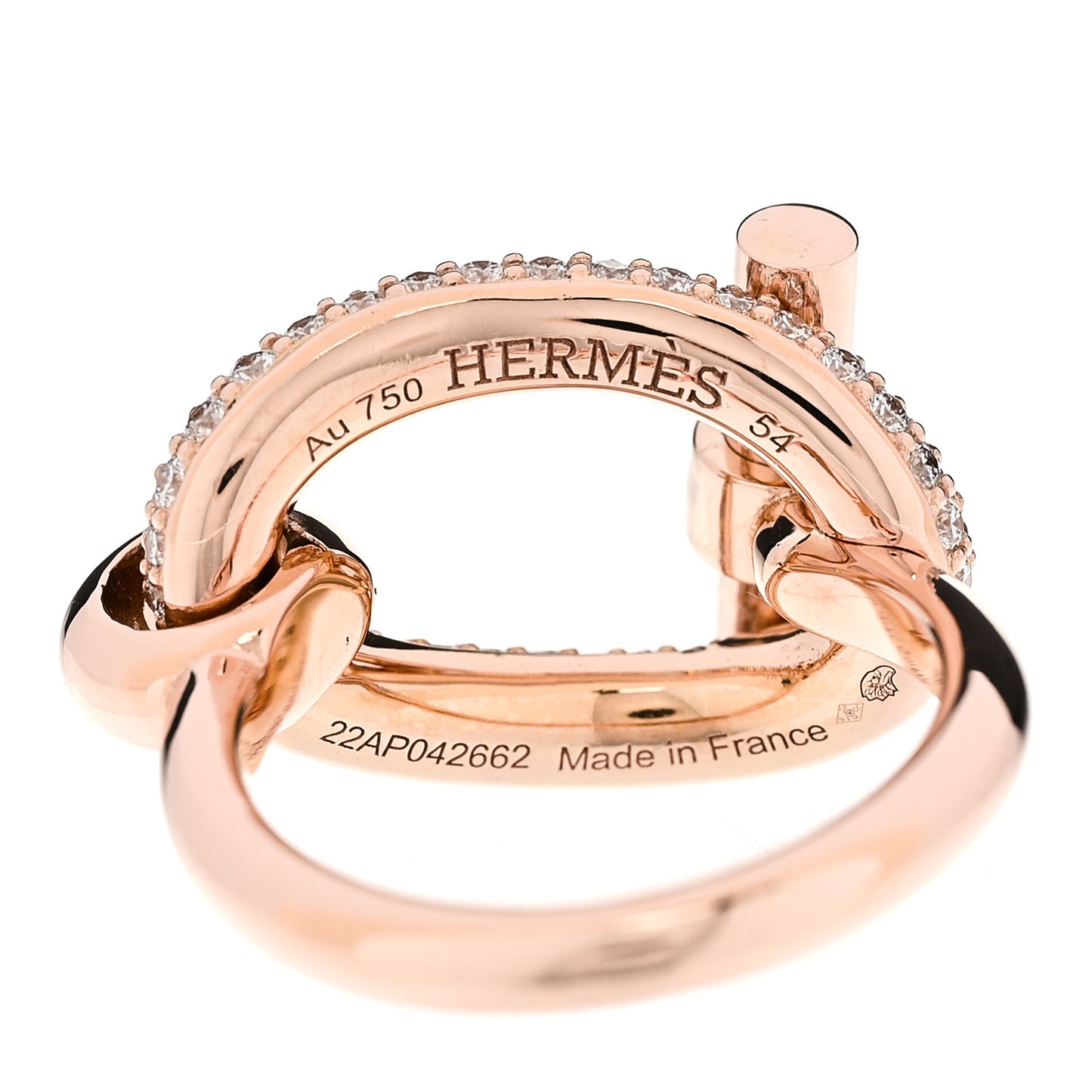 18K Rose Gold Diamond Adage Ring 54 7