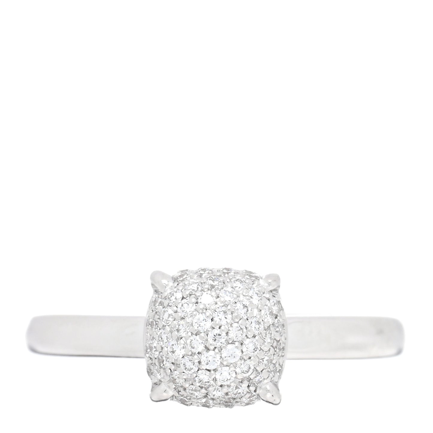 18K White Gold Diamond 7mm Paloma Picasso Sugar Stacks Ring 52 6