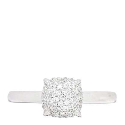 Tiffany 18K White Gold Diamond 7mm Paloma Picasso Sugar Stacks Ring 52 6 1 of 5