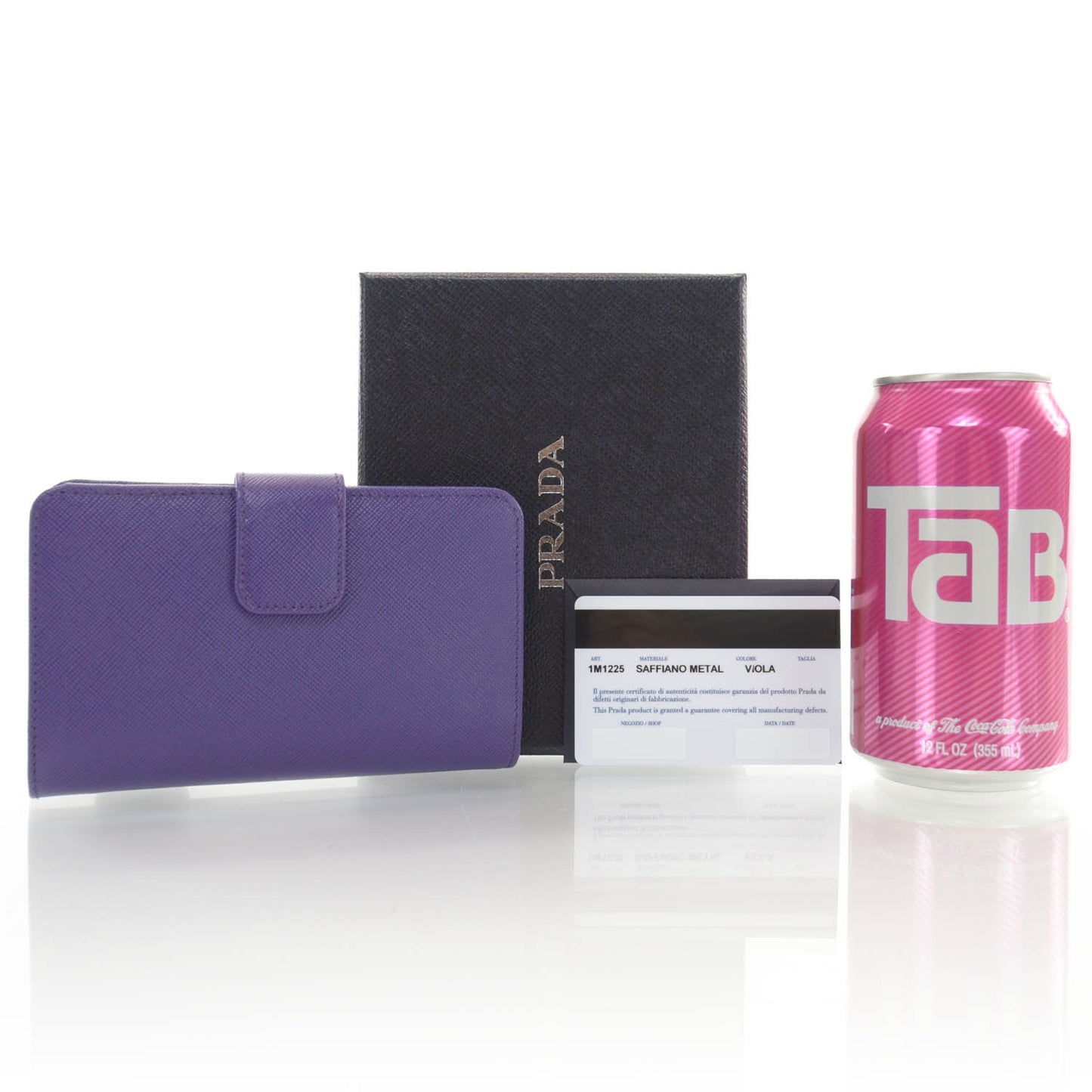 Saffiano Compact Wallet Viola