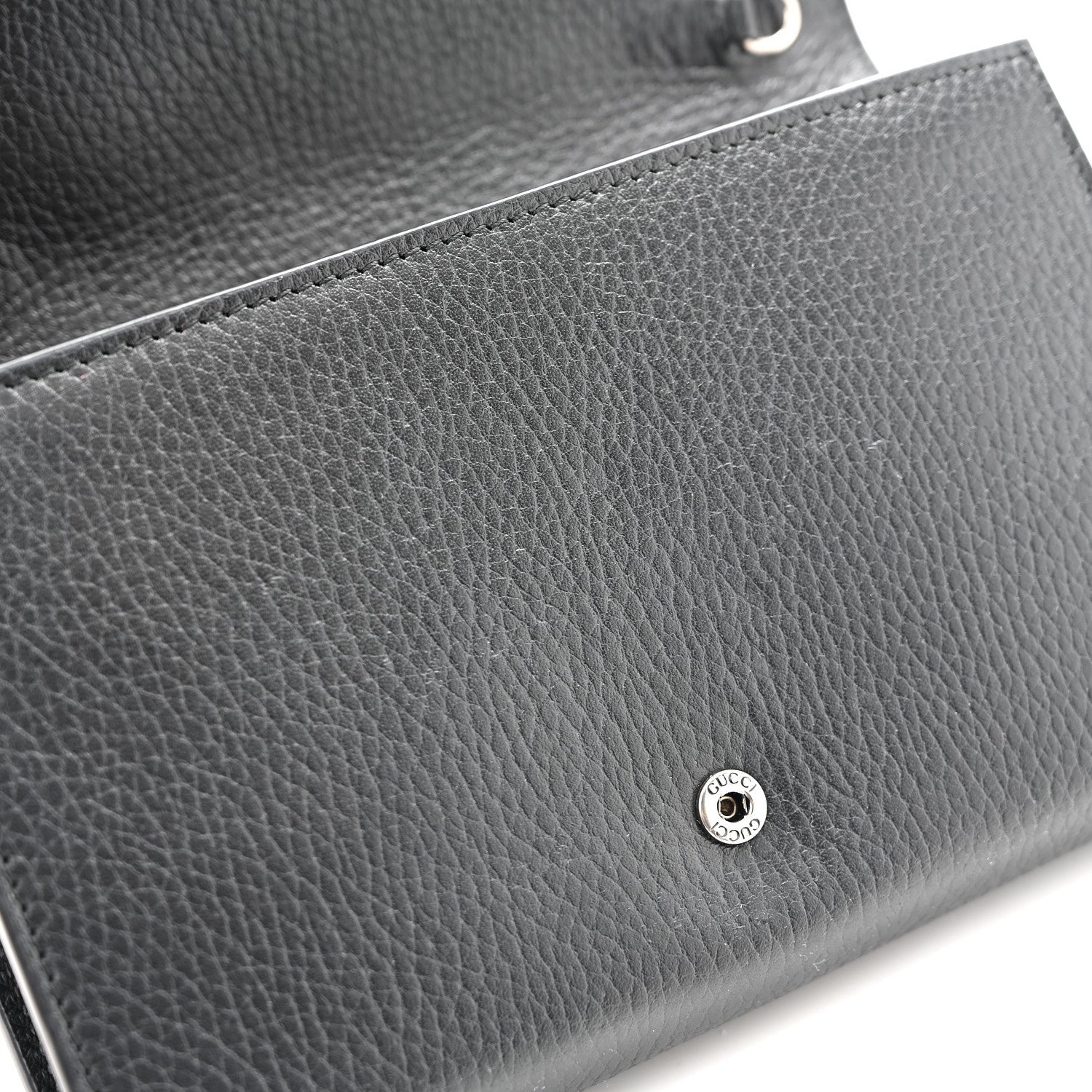 Gucci Calfskin Mini Dionysus Chain Wallet Black Black 15 of 16