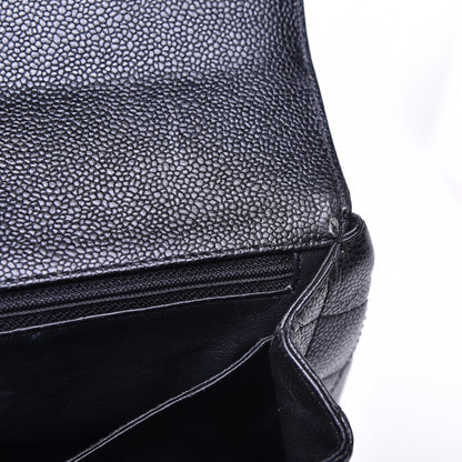 Chanel Caviar Quilted Jumbo Kelly Flap Black 11 of 11