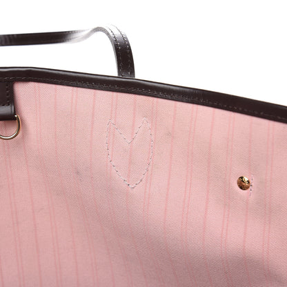 Louis Vuitton Damier Ebene Neo Neverfull MM Rose Ballerine 10 of 17