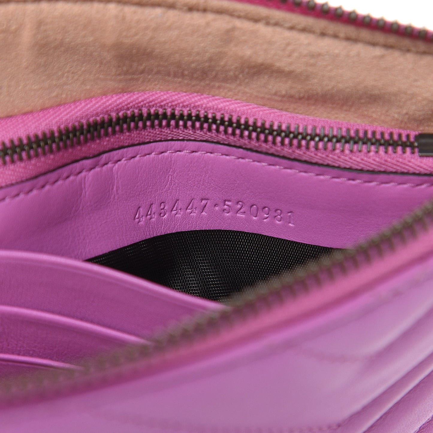 Calfskin Matelasse Mini GG Marmont Chain Bag Candy Mousse