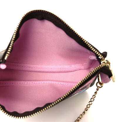 Louis Vuitton Monogram 2021 Christmas Animation Japanese Garden Mini Pochette Accessories Wisteria Pink 5 of 8