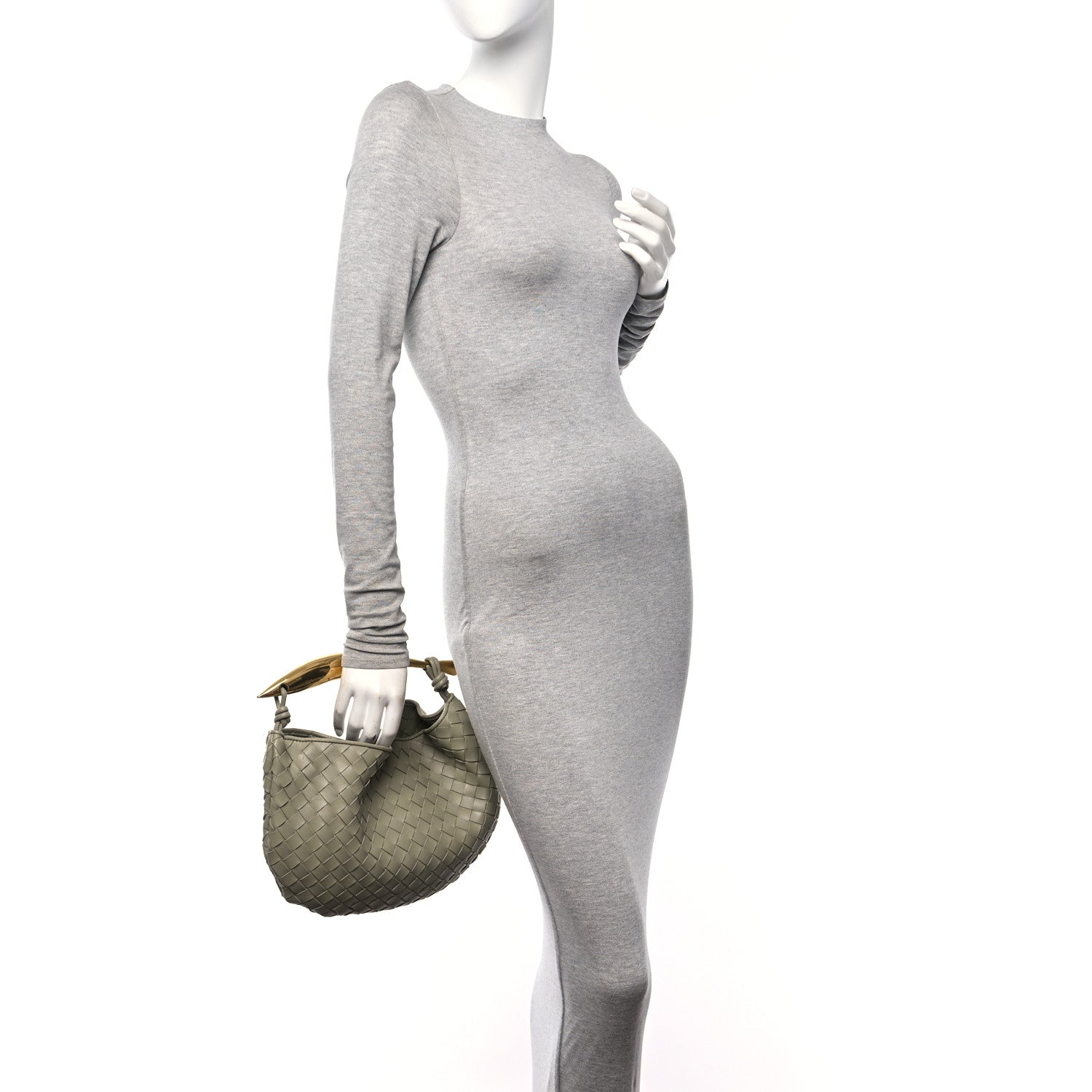 Bottega Veneta Nappa Intrecciato Sardine Bag Travertine 3 of 11