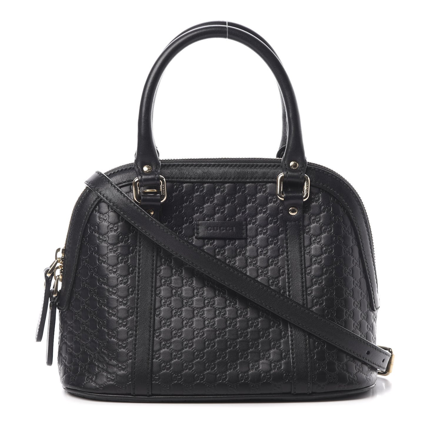 Microguccissima Mini Dome Bag Black