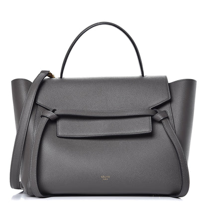 Celine Grained Calfskin Mini Belt Bag Grey 1 of 13