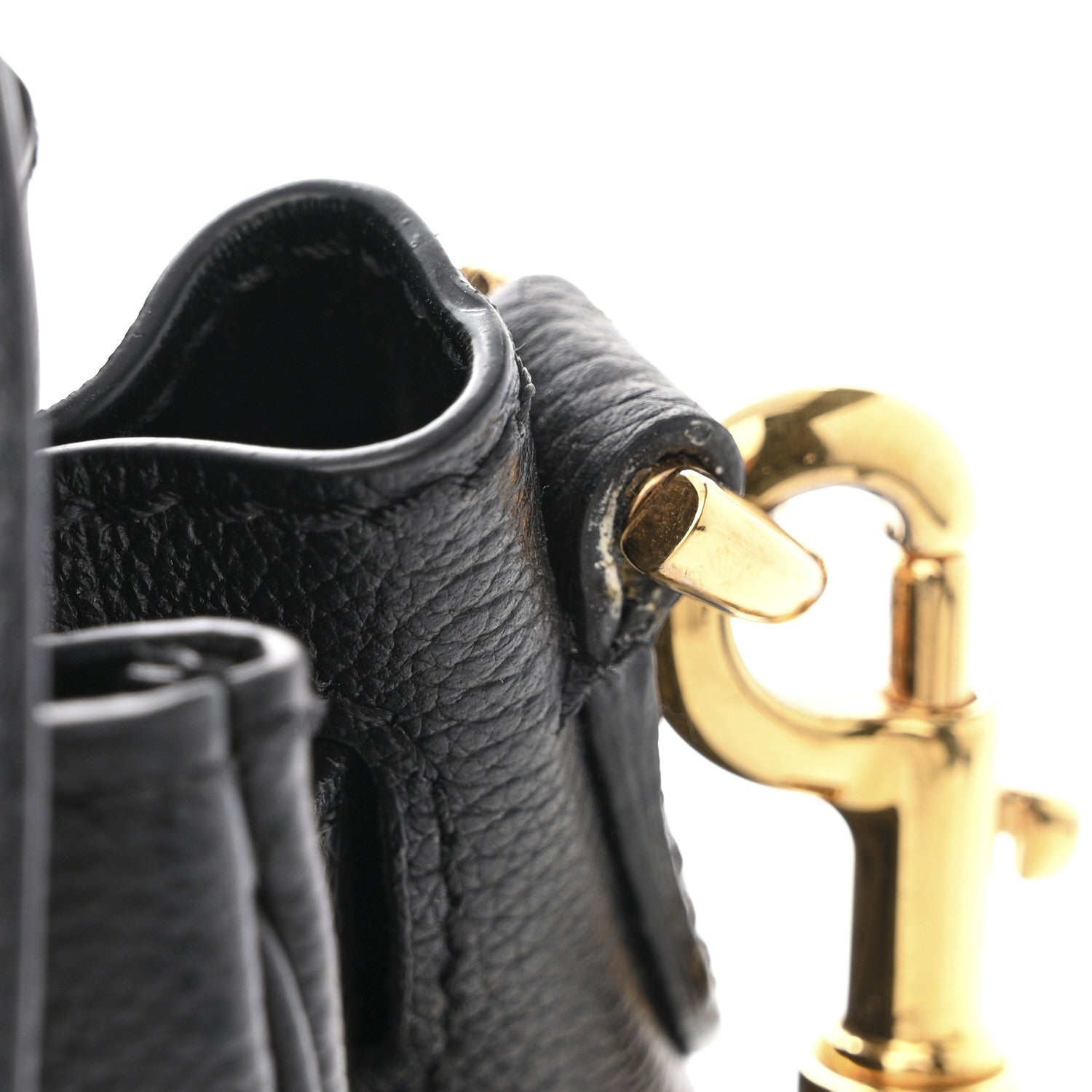 Versace Grained Calfskin La Medusa Top Handle Bag Black Black 11 of 11