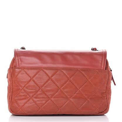 Chanel Iridescent Calfskin Medium In the Mix Flap Red 12 of 17