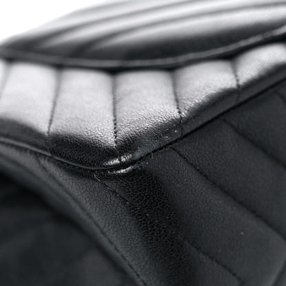 Chanel Sheepskin Chevron Quilted 2.55 Reissue 226 Flap So Black 13 of 20