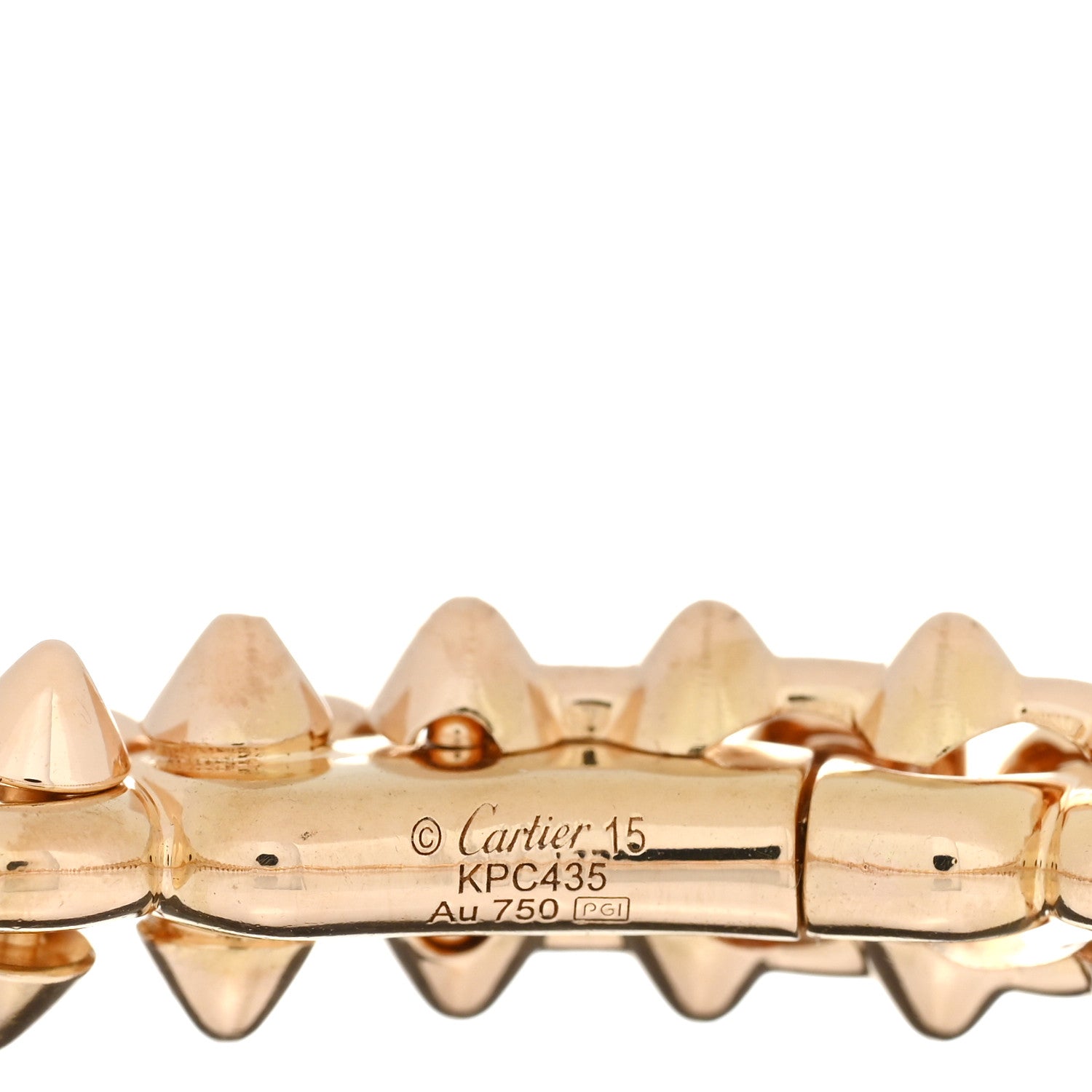 Cartier 18K Pink Gold Diamond Clash De Cartier Bracelet 15 4 of 4