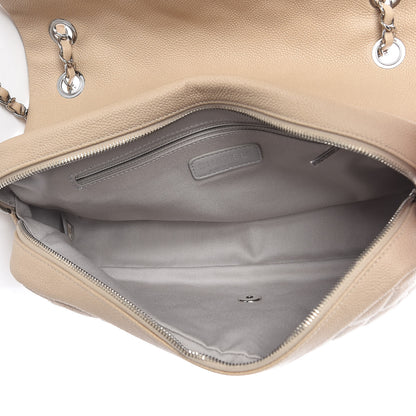 Chanel Caviar Quilted Jumbo Easy Flap Beige 5 of 10