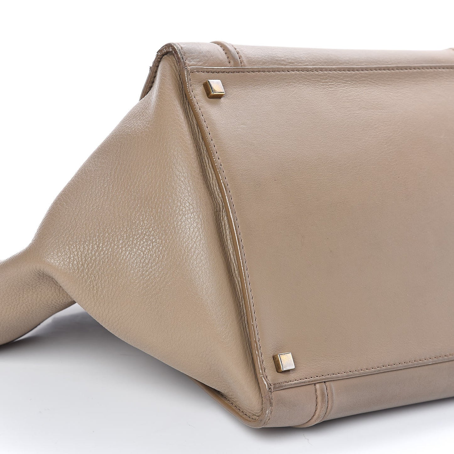 Supple Calfskin Medium Phantom Luggage Beige