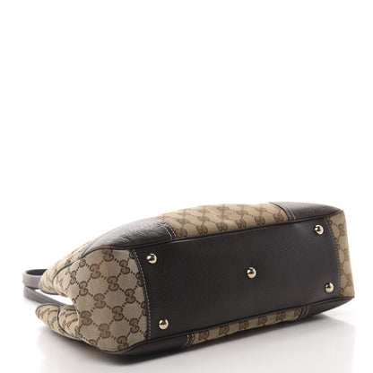 Gucci Monogram Medium Princy Tote Dark Brown 4 of 12