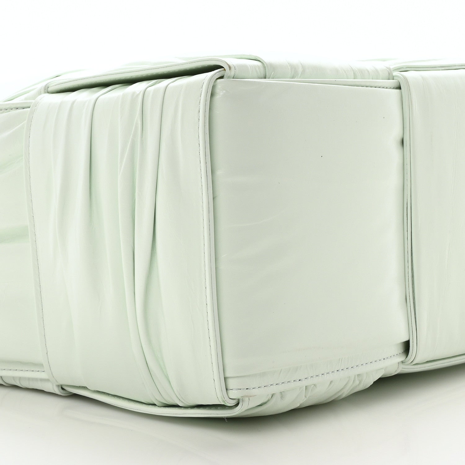 Bottega Veneta Foulard Intrecciato Pleated Medium Arco Tote Glacier 9 of 10