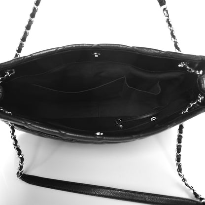 Chanel Caviar Quilted CC Timeless Soft Tote Black 5 of 8