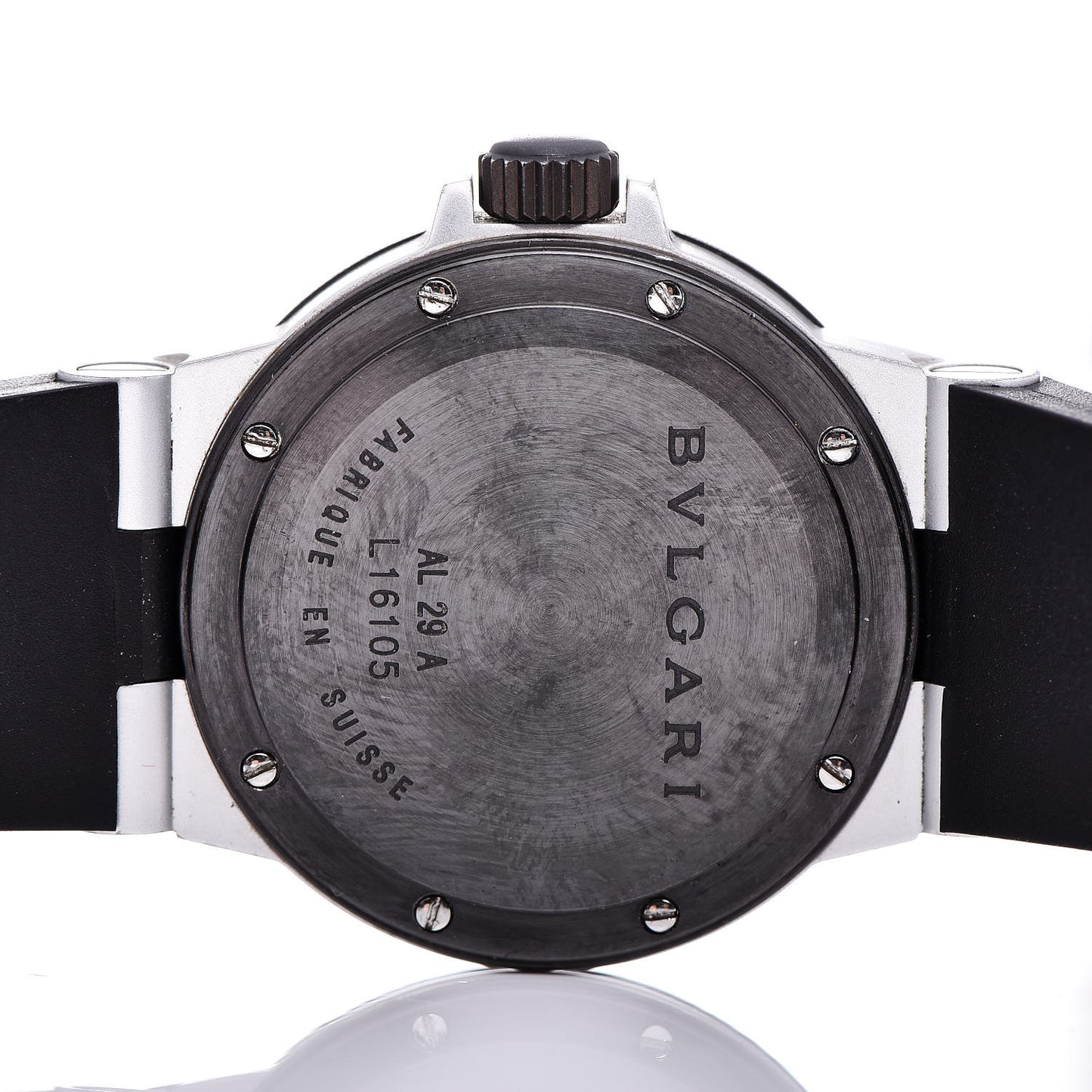 Aluminum Rubber 29mm Diagono Quartz Watch